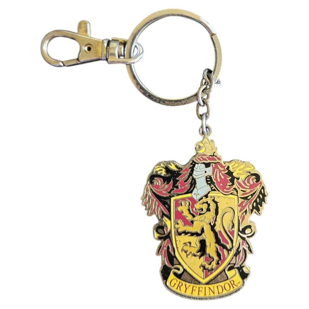 Harry Potter Gryffindor Crest Keychain Metal Bag Clip Universal Studios